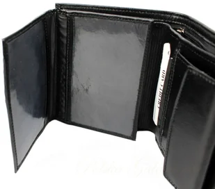 Elkor Portfel Skórzany (PL) Skóra Licowa Duży Pionowy Bez Zapięcia Dwa Skrzydełka - Portfele - miniaturka - grafika 4