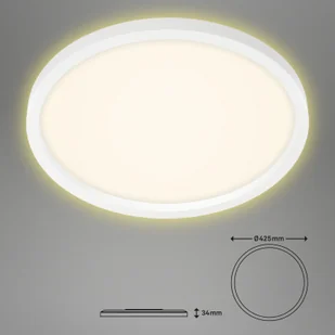 Briloner Lampa sufitowa LED 7363, 42 cm, biała - Lampy sufitowe - miniaturka - grafika 4