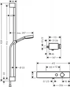 Zestawy prysznicowe - Hansgrohe Pulsify Select Zestaw prysznicowy termostatyczny ścienny chrom 24270000 - miniaturka - grafika 1