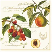 Folia, papier śniadaniowy, serwetki - Nuova R2S R2S Serwetki 3-warstwowe 20szt R2S Napkins brzoskwinie 414 FGR - miniaturka - grafika 1