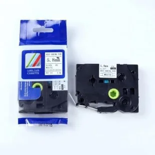 Brother Rurki termokurczliwe 5,8mm HSE211 czarne na białym - Papier do drukarek - miniaturka - grafika 3