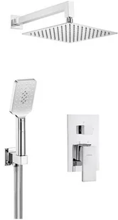 Deante Anemon Zestaw prysznicowy podtynkowy z deszczownicą chrom NAC09MP - Zestawy prysznicowe - miniaturka - grafika 2