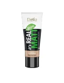 Podkłady do twarzy - DELIA Cosmetics It`s Real Matt Podkład matujący odżywczo-nawilżający nr 106 Coffee 30ml 123017 - miniaturka - grafika 1