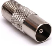 Złącza, przejściówki, adaptery - Libox Libox Wtyk ant.metal na F LB0035 - miniaturka - grafika 1