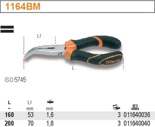 Beta Szczypce płaskie 160 mm - Kombinerki i obcęgi - miniaturka - grafika 4