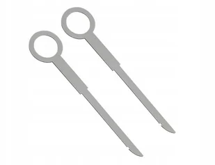 Laguna Klucze do demontażu radia wyjmaki Renault - Akcesoria car audio - miniaturka - grafika 4