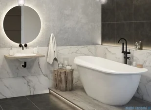 Sanitti Otto wanna wolnostojąca 168x78 + syfon klik-klak biała PU627021680 | - Wanny z hydromasażem Sanitti Otto wanna wolnostojąca 168x78 + syfon klik-klak biała PU627021680 | - Wanny z hydromasażem - miniaturka - grafika 4