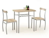 Stoły z krzesłami - Halmar Zestaw LANCE Dąb sonoma, 50x82 cm - V-CH-LANCE-ZESTAW-SONOMA - miniaturka - grafika 1