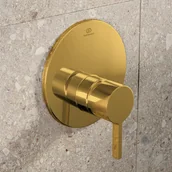 Baterie podtynkowe - Ideal Standard Joy Bateria prysznicowa podtynkowa złoto szczotkowane A7382A2 - miniaturka - grafika 1