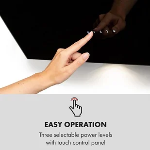 Klarstein Alina 90 Czarny (CGCH3-Alina90-BK) - Okapy kuchenne - miniaturka - grafika 4