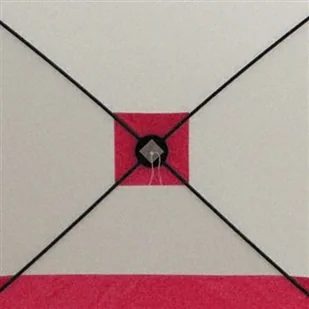 TROTEC Namiot roboczy 180 KE 180*180*200 czerwony - Pozostałe wyposażenie warsztatu - miniaturka - grafika 4