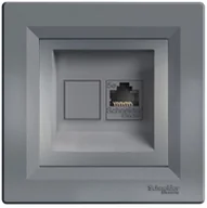 Gniazdka elektryczne - Schneider Electric Gniazdo komputerowe Asfora kategoria 5e stal EPH4301162 - miniaturka - grafika 1