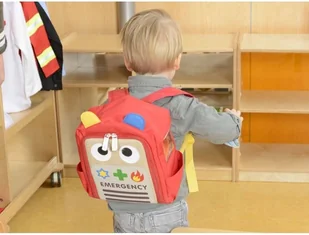 Masterkidz Centrum Alarmowe Bezpieczeństwa W Plecaku Masterkidz MK07223 - Zabawy w naśladowanie dorosłych - miniaturka - grafika 4