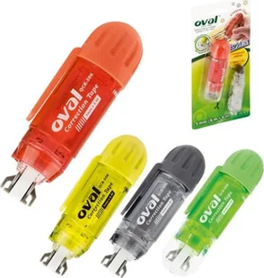 Oval Korektor w taśmie 5mm x 6m z klipem + wkład - Przybory szkolne - miniaturka - grafika 2