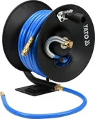 Akcesoria pneumatyczne - YATO PRZEWÓD PNEUMATYCZNY NA ZWIJAKU 15M 60cm ZAKOŃCZONY SZYBKOZŁĄCZAMI MATERIAŁ WĘŻA PVC YT-24240 YT-24240 - miniaturka - grafika 1
