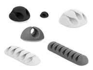 Maskownice do kabli - Delock ORGANIZER KABLI - UCHWYT MULTIKOLOR 6 SZTUK RÓŻNE ROZMIARY - miniaturka - grafika 1