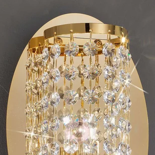 Szlachetna lampa ścienna CHARLESTON w złocie - Lampy ścienne - miniaturka - grafika 2