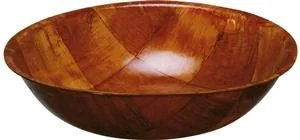 Hendi Okrągły koszyk drewniany O 150x40 mm | 425701 - Pojemniki i kosze gastronomiczne - miniaturka - grafika 2