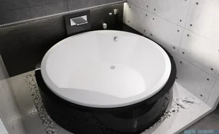 Riho Colorado wanna okrągła 180cm z hydromasażem FLOW prawa BB02005F2GF1003 - Wanny - miniaturka - grafika 3