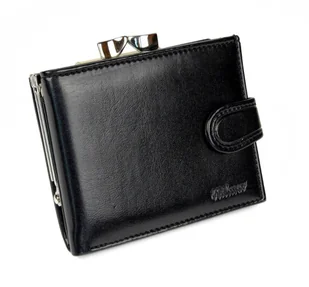 Wilmar (PL) Portfel Damski (PL) 10 cm Klamra Skóra Włoska WIL_P10 10 x 9 x 2 [cm] - Portfele - miniaturka - grafika 20