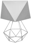 Lampy stojące - Helam Lampa stołowa ADAMANT SMALL 1xE27/60W/230V szary - miniaturka - grafika 1