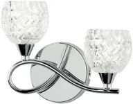 Lampy ścienne - Endon Kinkiet BOYER BOYER-2WBCH-L ENDON BOYER-2WBCH-L/END/CUBI - miniaturka - grafika 1