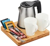 Wyposażenie lokali gastronomicznych - Emberton Zestaw powitalny TRAVELER z drewnianą tacą - miniaturka - grafika 1