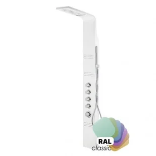 Corsan Panel prysznicowy Kaskada A014A czarny z wylewką A-014AM KASKADA BAZA MIESZACZ_20210517110925 - Panele prysznicowe - miniaturka - grafika 7