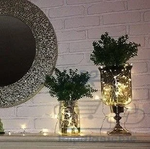 VOLTRONIC Świąteczne oświetlenie LED 10 m - ciepłe białe 100 LED + pilot BATERIE - Oświetlenie świąteczne - miniaturka - grafika 3