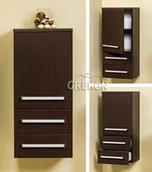 Szafki łazienkowe - Szafka wisząca niska potrójna seria Fokus W FKS-W-RN/2 - miniaturka - grafika 1