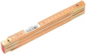 Poziomice, łaty, miary - LUX-TOOLS LUX Miara składana drewniana 2 m - miniaturka - grafika 1