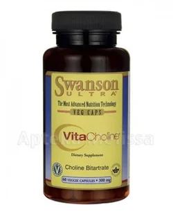 SWANSON Vitacholine 60 kaps - Witaminy i minerały dla sportowców - miniaturka - grafika 2