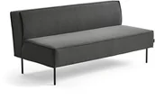 Inne meble biurowe - AJ Produkty Sofa COPENHAGEN PLUS, 2 osobowa, tkanina, antracytowo szary - miniaturka - grafika 1