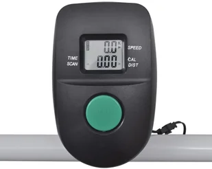 VXL Mini bieżnia, składana, 93 x 36 cm, czarna 406424VLDF - Bieżnie - miniaturka - grafika 4