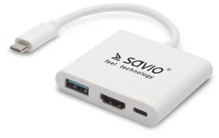 SAVIO Hub SAVIO AK-48 3w1 - Huby USB - miniaturka - grafika 3