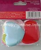 Scrapbooking - DEKORACJE MATERIALOWE SERCA 20 SZT - miniaturka - grafika 1