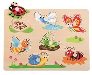 Lelin Układanka z uchwytami robaczki L20085 - Układanki dla dzieci - miniaturka - grafika 2