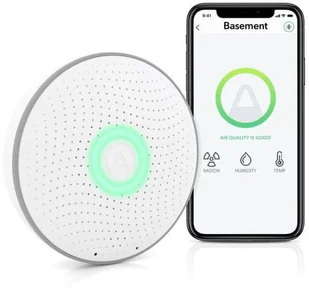 Airthings Airthings Inteligentny czujnik radonu 7090031109103 - Systemy inteligentnych domów - miniaturka - grafika 2