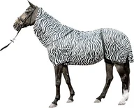 Akcesoria do hodowli zwierząt - HKM Sports Equipment HKM narzuta z Ekzemera -Zebra-, 135, biały i czarny - miniaturka - grafika 1