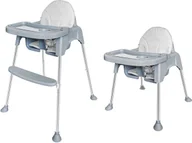 Krzesełka do karmienia - krzesełko fotelik do karmienia 2w1 tacka pasy - miniaturka - grafika 1