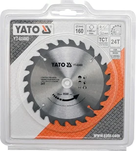 YATO PIŁA TARCZOWA Z WĘGLIKIEM WOLFRAMU DO DREWNA 160x20MM YT-60480 YT-60480 - Piły ręczne - miniaturka - grafika 2