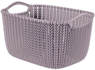 Curver Kosz Knit, liliowy, 25x17,5x14 cm - Pojemniki na zabawki - miniaturka - grafika 6