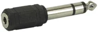Złącza, przejściówki, adaptery - InLine 6,3 MM wtyczka stereo 3,5 MM gniazdo jack adapter 6,3 Jack Stereo 3,5 MM czarny 99305 - miniaturka - grafika 1
