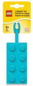 Breloczki dla dzieci - LEGO Zawieszka do bagażu klocek lazurowy KURIER od 11.90! DOSTĘPNE OD RĘKI 52036 - miniaturka - grafika 1