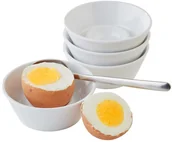 Wyposażenie lokali gastronomicznych - APS Talerzyk na jajko z melaminy 80 mm, zestaw 4 sztuk | 83851 83851 - miniaturka - grafika 1