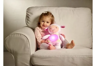 Chicco OWIECZKA Z NOCNĄ LAMPKĄ RÓŻOWA 74365 CH74365 - Maskotki i pluszaki - miniaturka - grafika 4