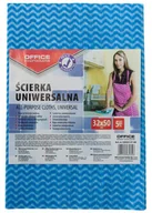 Ściereczki, gąbki, czyściki - OFFICE PRODUCTS Ścierka uniwersalna OFFICE PRODUCTS wiskoza 70% gr 40g/mkg 32x50 cm 5 szt niebieska - miniaturka - grafika 1