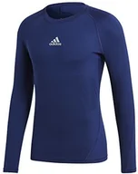 Gadżety dla kibiców - Adidas męski Alpha Skin LS Tee Shirt, niebieski CW9489 - miniaturka - grafika 1