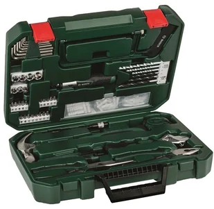 Bosch Zestaw narzędzi Promoline All in one Kit tool set green 110 pieces 2607017394 - Zestawy narzędziowe - miniaturka - grafika 2
