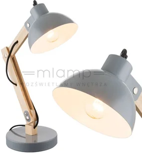 Globo Lighting Stojąca LAMPA stołowa TONGARIRO 21503 nocna LAMPKA biurkowa szara 21503 - Lampy stojące Globo Lighting Stojąca LAMPA stołowa TONGARIRO 21503 nocna LAMPKA biurkowa szara 21503 - Lampy stojące - miniaturka - grafika 1